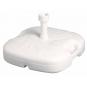 5 Pie parasol exterior blanco PIE PARASOL garbar - 5 unidades