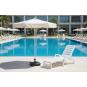 5 Pie parasol exterior blanco PIE PARASOL garbar - 5 unidades