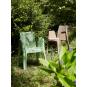 4 Silla con brazos reciclada interior, exterior azul aire PLAY ECO garbar - 4 unidades
