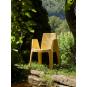 4 Silla con brazos reciclada interior, exterior verde agua PLAY ECO garbar - 4 unidades
