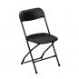 8 Silla plegable interior, exterior negro SAM garbar - 8 unidades
