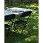 8 Silla plegable interior, exterior negro SAM garbar - 8 unidades