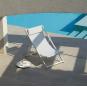 4 Tumbona plegable exterior taupe SAND garbar - 4 unidades