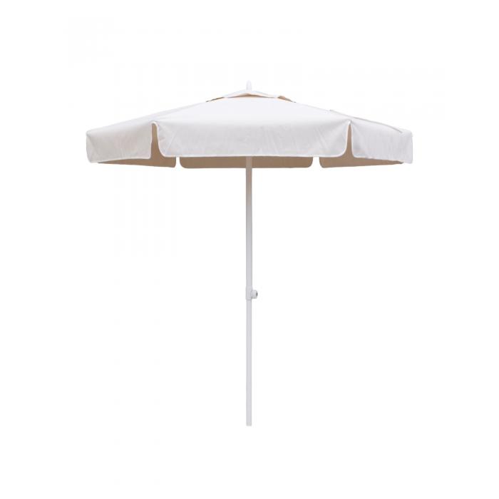 Parasol exterior Ø200 blanco SANTORINI garbar