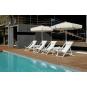Parasol exterior Ø200 blanco SANTORINI garbar