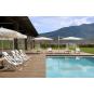 Parasol exterior Ø200 blanco SANTORINI garbar
