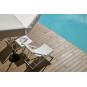 Parasol exterior Ø200 blanco SANTORINI garbar