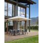 Parasol exterior 300x300 negro SARDIGNA garbar
