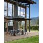 Parasol exterior 300x300 negro SARDIGNA garbar