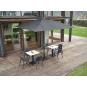 Parasol exterior 300x300 negro SARDIGNA garbar