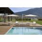 Mesa auxiliar interior, exterior 50x50 blanco SHIO garbar