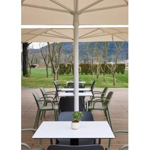 Parasol exterior 400x400 marfil SICILIA garbar