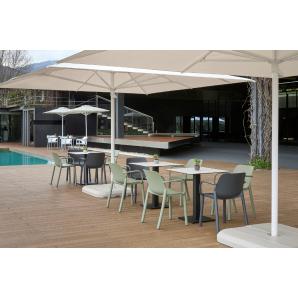 Parasol exterior 400x400 marfil SICILIA garbar