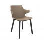2 Silla click interior, exterior arena - negro ANGIE Resol - 2 unidades