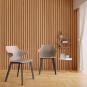 2 Silla click interior, exterior chocolate - chocolate ANGIE Resol - 2 unidades