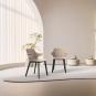 2 Silla click interior, exterior chocolate - chocolate ANGIE Resol - 2 unidades