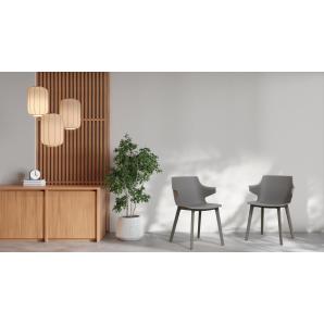 2 Silla click interior, exterior chocolate - chocolate ANGIE Resol - 2 unidades