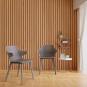 2 Silla click interior, exterior chocolate - chocolate ANGIE Resol - 2 unidades