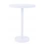 Mesa redonda-pie central interior, exterior Ø60 blanco BARCINO Resol