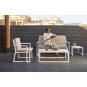 4 Silla con brazos interior, exterior blanco BARCINO Resol - 4 unidades