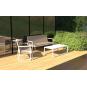4 Silla con brazos interior, exterior negro BARCINO Resol - 4 unidades