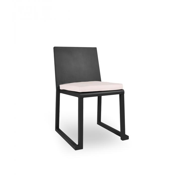 4 Silla interior, exterior negro BARCINO Resol - 4 unidades