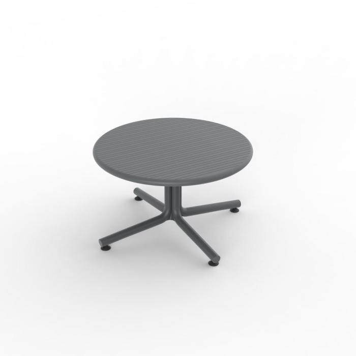 Mesa de centro interior, exterior Ø70 gris oscuro BINI Resol