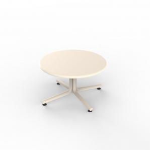 Mesa de centro interior, exterior Ø70 marfil BINI Resol