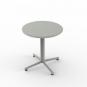 Mesa redonda interior, exterior Ø70 gris verdoso BINI Resol