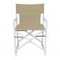 2 Silla plegable interior, exterior blanco - beige BOSS Resol - 2 unidades