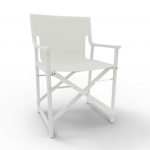 2 Silla plegable interior, exterior blanco - blanco BOSS Resol - 2 unidades