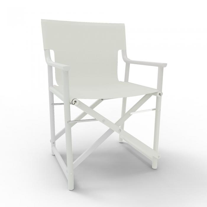 2 Silla plegable interior, exterior blanco - blanco BOSS Resol - 2 unidades