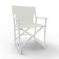 2 Silla plegable interior, exterior blanco - blanco BOSS Resol - 2 unidades