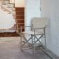 2 Silla plegable interior, exterior blanco - wengue BOSS Resol - 2 unidades
