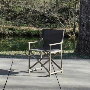 2 Silla plegable interior, exterior blanco - wengue BOSS Resol - 2 unidades