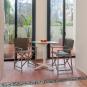 2 Silla plegable reciclada interior, exterior nácar - amber BOSS ECO Resol - 2 unidades
