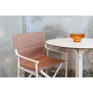 2 Silla plegable reciclada interior, exterior nácar - amber BOSS ECO Resol - 2 unidades