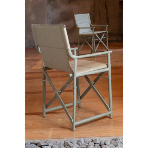 2 Silla plegable reciclada interior, exterior nácar - amber BOSS ECO Resol - 2 unidades