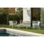 Mesa de centro interior, exterior 90x45 chocolate CLICK-CLACK Resol
