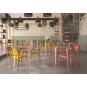 4 Silla con brazos interior, exterior gris verdoso COMO Resol - 4 unidades