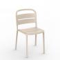 4 Silla interior, exterior marfil COMO Resol - 4 unidades