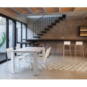 2 Silla con brazos interior, exterior negro ESPIGA Resol - 2 unidades