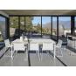 2 Silla con brazos interior, exterior negro ESPIGA Resol - 2 unidades