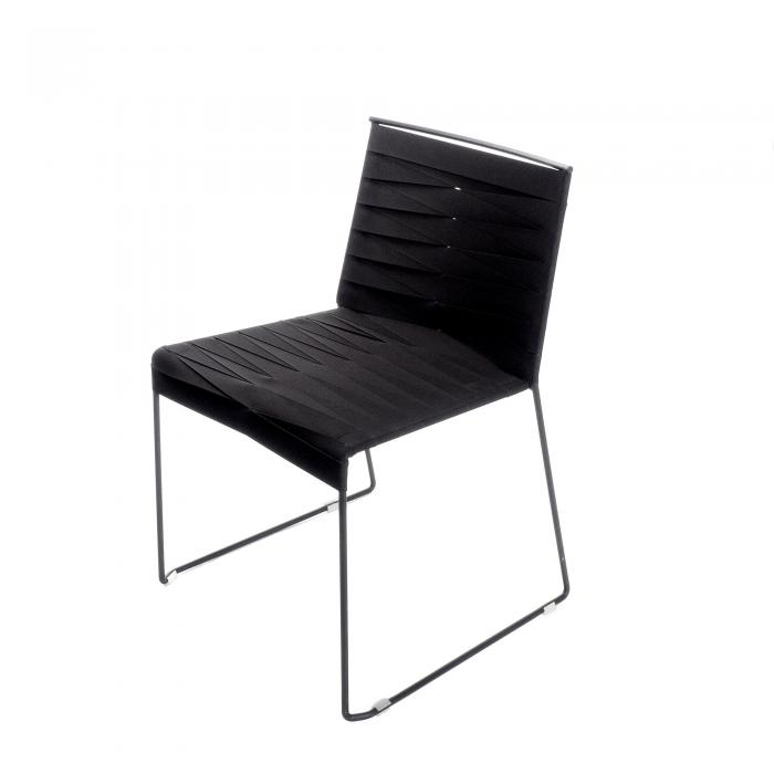 4 Silla interior, exterior negro ESPIGA Resol - 4 unidades