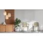 4 Silla con brazos interior, exterior arena GINA Resol - 4 unidades