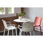 4 Silla interior, exterior gris verdoso GINA Resol - 4 unidades