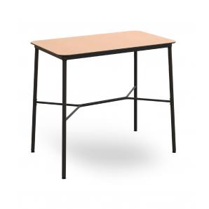 Mesa rectangular alta interior, exterior 120x70 roble natural HUB Resol