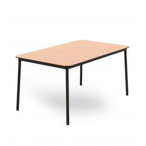 Mesa rectangular interior, exterior 150x90 roble natural HUB Resol