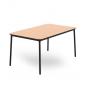 Mesa rectangular interior, exterior 150x90 roble natural HUB Resol