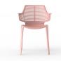 2 Silla con brazos interior, exterior terracota IKONA Resol - 2 unidades